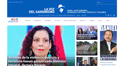 Desktop Screenshot of lavozdelsandinismo.com